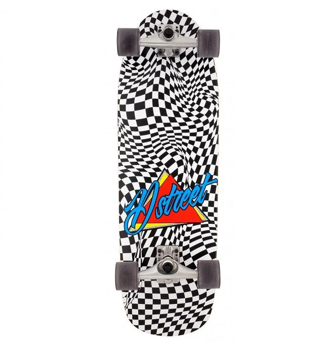 D Street Check Warp Surf Skate - 32"