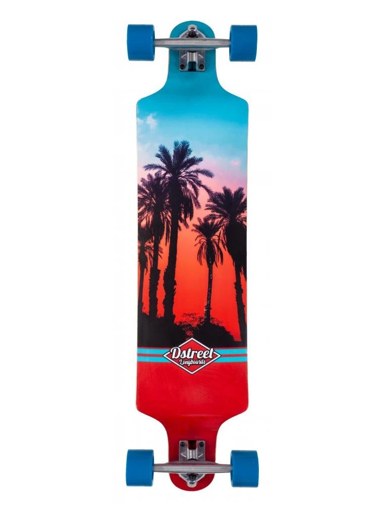 D Street Drop Down Hawaiian Longboard - 38"