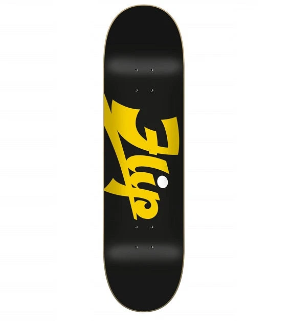 Flip Script Black Skateboard Deck - 8.25"