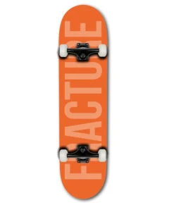 Fracture Fade Orange Skateboard - 8.0"