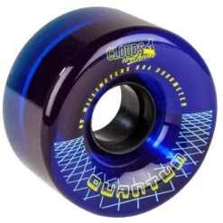 Clouds Quantum Blue Roller Skate Wheels 62mm - Set Of 4