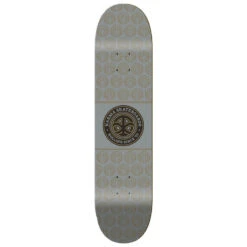 Karma Logo Seal Silver Skateboard Deck - 7.875"