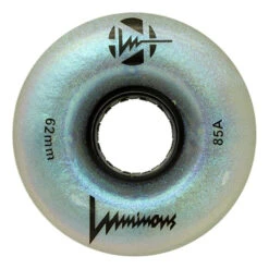 Luminous Light Up Quad Wheels Black Pearl 62mm - 4 Pack
