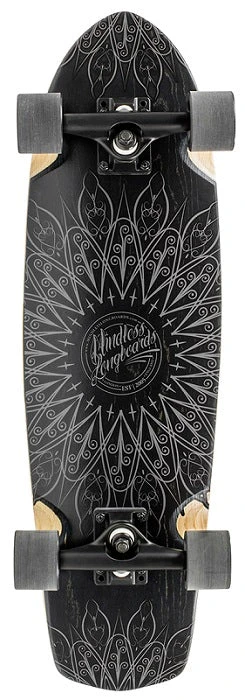 Mindless Mandala Cruiser Skateboard - Black 28"
