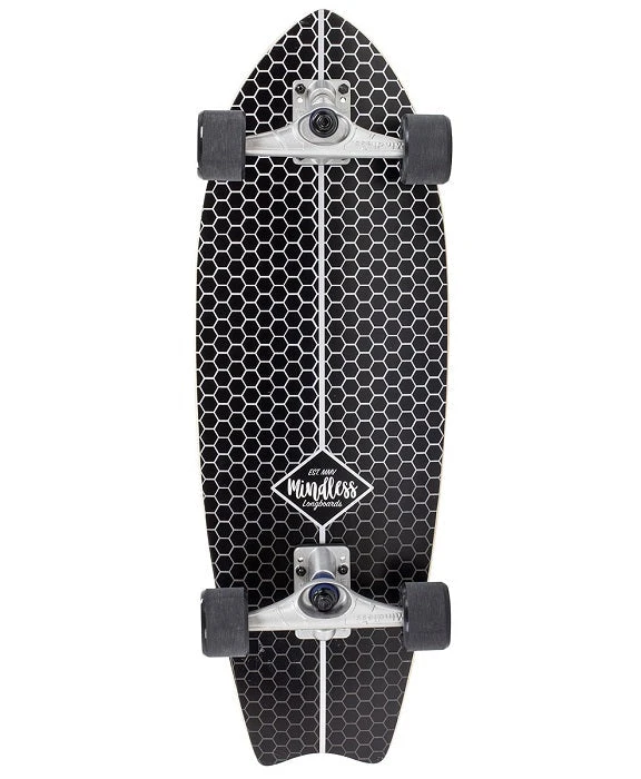 Mindless Surf Skate Fish Tail Black - 29.5"