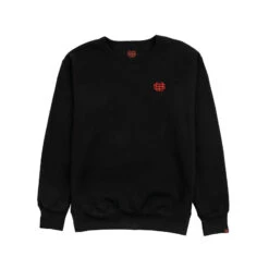 Slick Willie's Monogram Crew - Black Heather