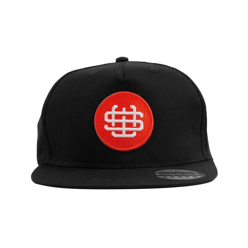 Slick's Skate Store Monogram Snapback Cap - Black
