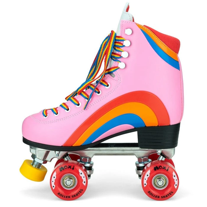 Moxi Rainbow Rider Quad Roller Skates - Bubble Gum Pink - Image 2