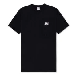 RIPNDIP Lord Nermal Peace Pocket T Shirt - Black