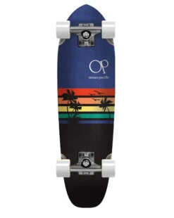 Ocean Pacific Sunset Navy/Black Cruiser Skateboard - 27"