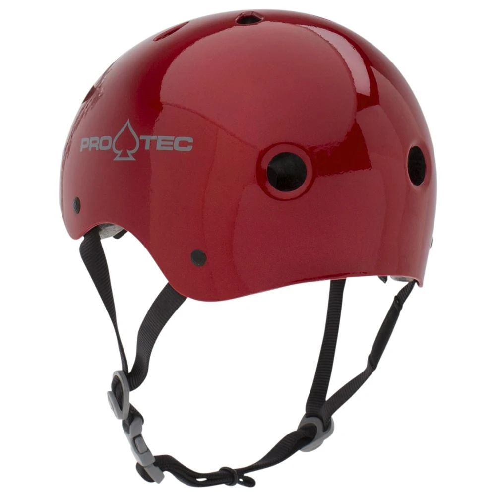 Pro-Tec Classic Certified Helmet - Red Metal Flake - Image 2