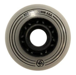 Red Eye Team Grey Wheels 72mm 88a - Set Of 4