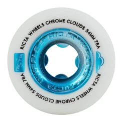 Ricta Chrome Clouds Blue Skateboard Wheels - 56mm 78a