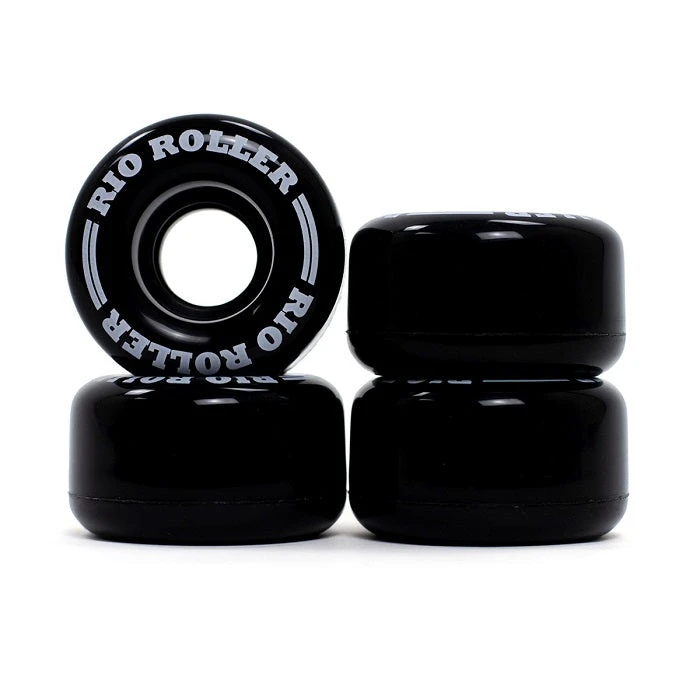 Rio Roller Coaster Black Roller Skate Wheels 62mm - Set Of 4 - Image 2