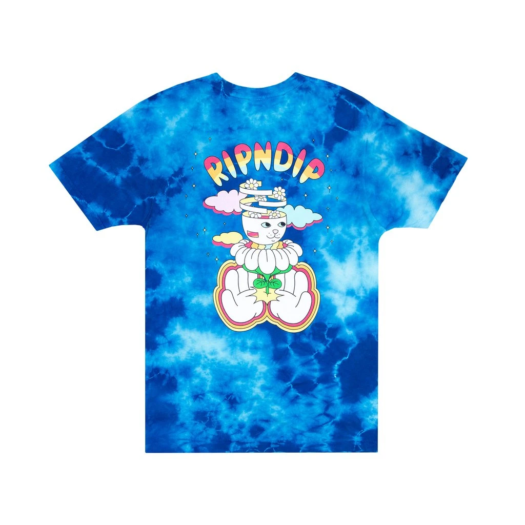 RIPNDIP Imagine T-Shirt - Blue Lightning Wash