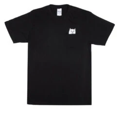 RIPNDIP Lord Nermal Pocket T Shirt - Black