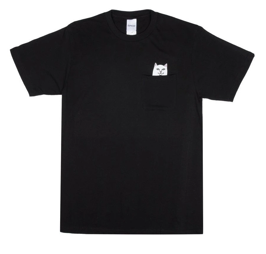 RIPNDIP Lord Nermal Pocket T Shirt - Black
