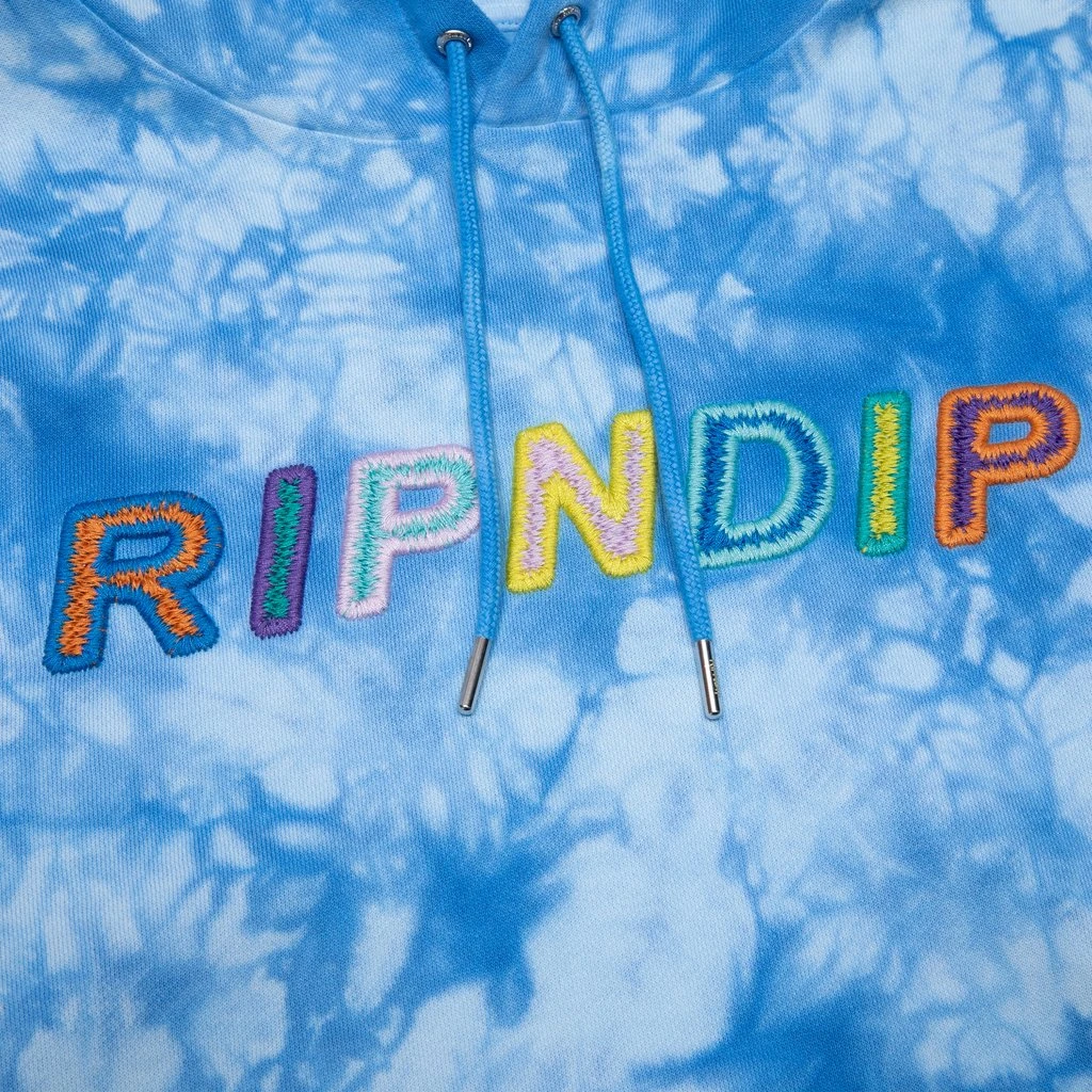 RIPNDIP Prisma Hoodie - Blue Lightning Wash - Image 2