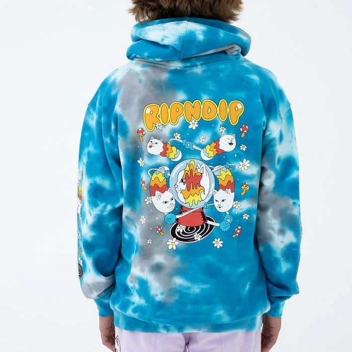 RIPNDIP Space Gravy Hoodie - Baby Blue Cloud Wash - Image 3