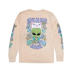 RIPNDIP Think Factory Long Sleeve T - Light Peach