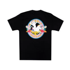 RIPNDIP Unicorn Rider T Shirt - Black