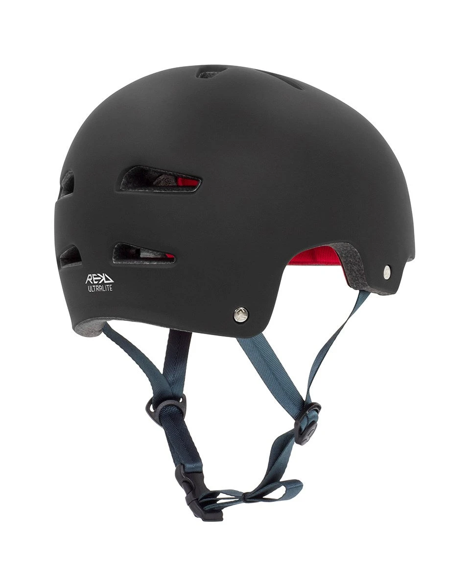 Rekd Junior Ultralite In-Mold Helmet - Black - Image 2
