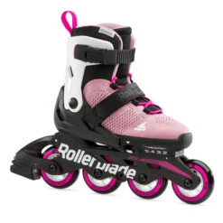 Rollerblade Microblade Adjustable Kids Skates - Pink/White