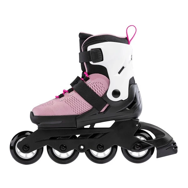 Rollerblade Microblade Adjustable Kids Skates - Pink/White - Image 2