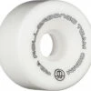 Rollerbones Team Logo Wheels White 62mm 98a - Set Of 8