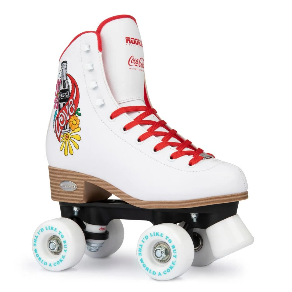 Rookie X Coca-Cola Love Roller Skates - White