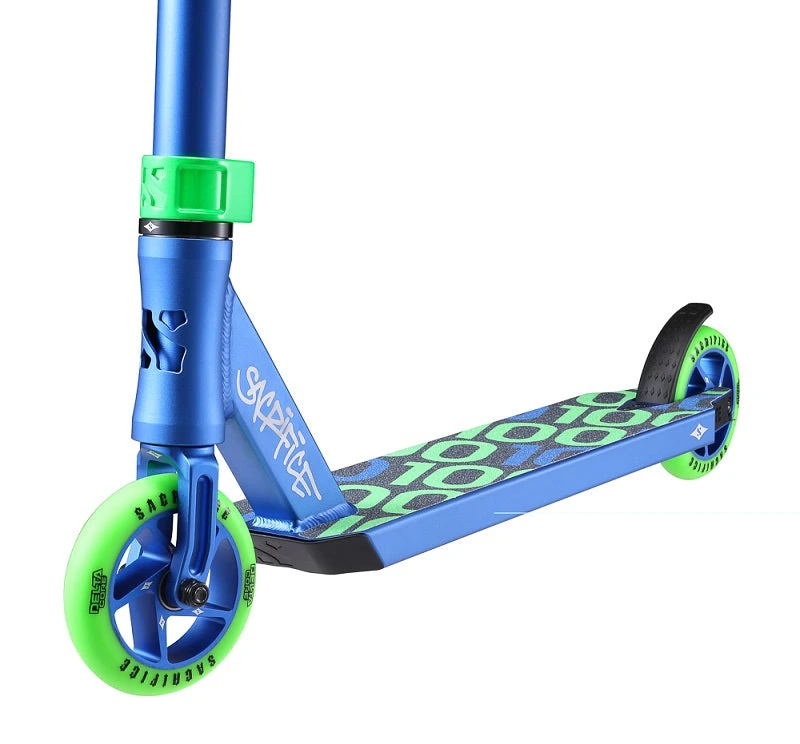 Sacrifice Flyte 100 V2 Stunt Scooter - Blue/Green - Image 3