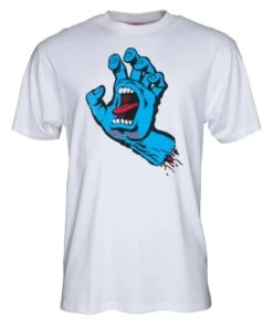 Santa Cruz Screaming Hand T Shirt - White