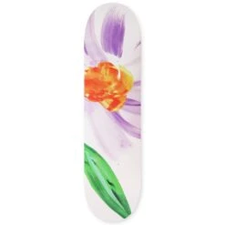Skateboard Cafe Floral White Deck - 7.875"