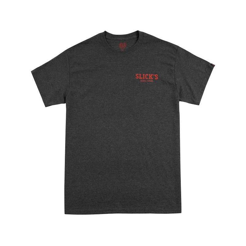 Slick Willie's Est 1970 T-Shirt - Dark Heather - Image 2