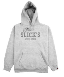 Slick's Skate Store Est 1970 Hoodie - Grey