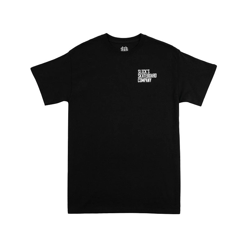Slick Willie's Slick's Skateboard Company T-Shirt - Black - Image 2