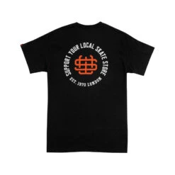 Slick Willie's Support Your Local Skate Store T-Shirt - Black