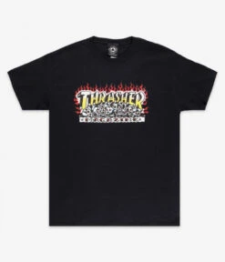 Thrasher Krak Skulls T-Shirt - Black