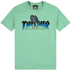 Thrasher Leopard Mag T-Shirt - Mint