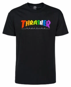 Thrasher Rainbow Mag T-Shirt - Black