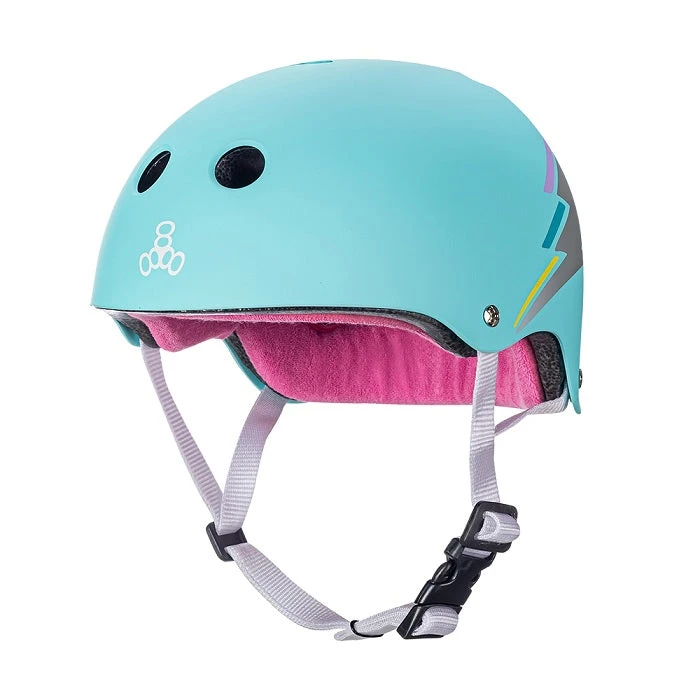 Triple 8 Sweatsaver Helmet - Teal Hologram