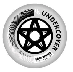 Undercover Raw White Wheels Bullet Radius 100mm 85a - Set Of 8