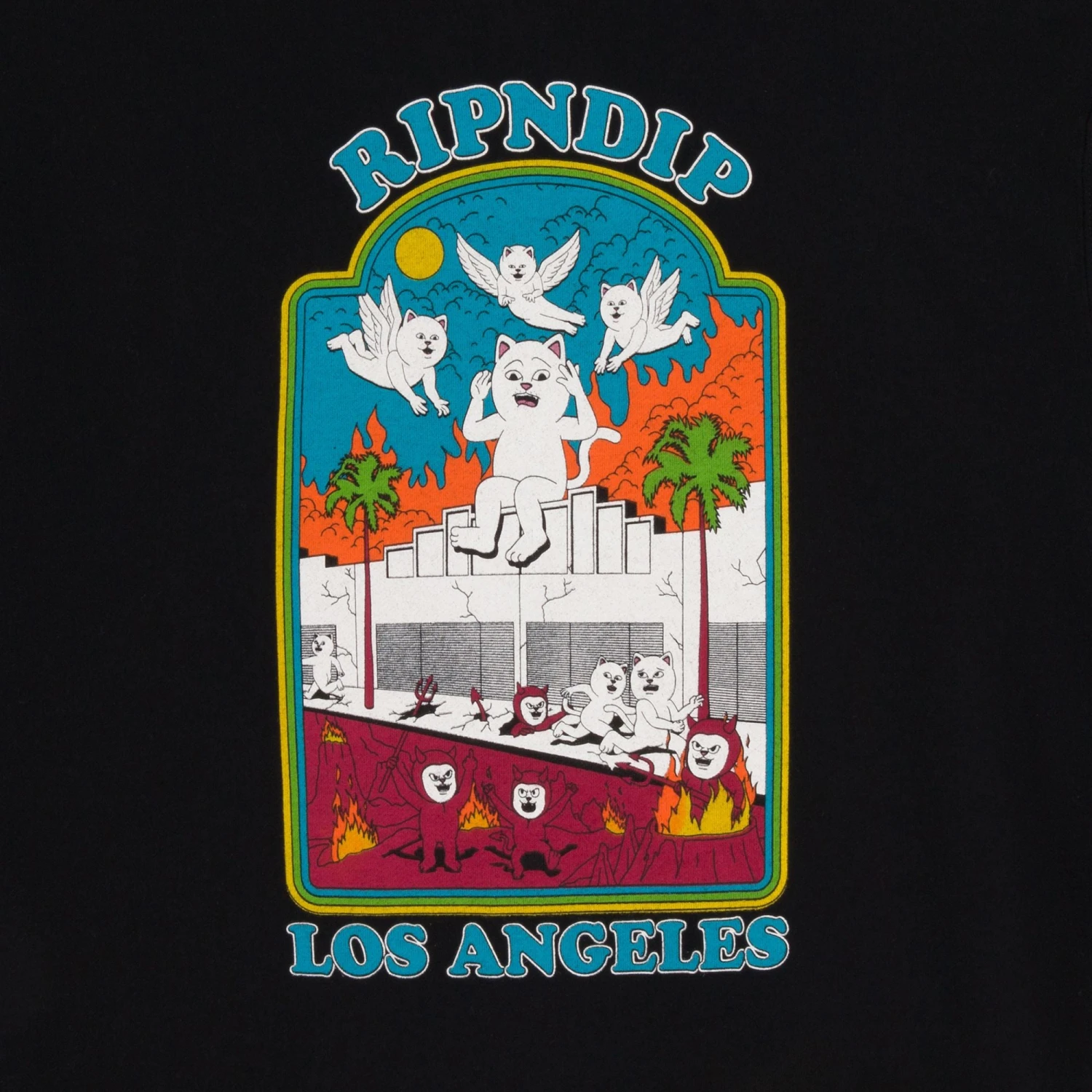 RIPNDIP Heaven On Earth Hoodie - Black - Image 4